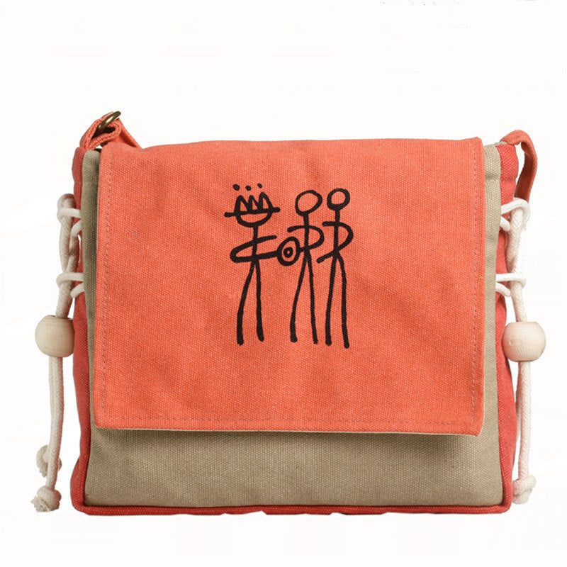 Printed Dongba Women's Shoulder Bag