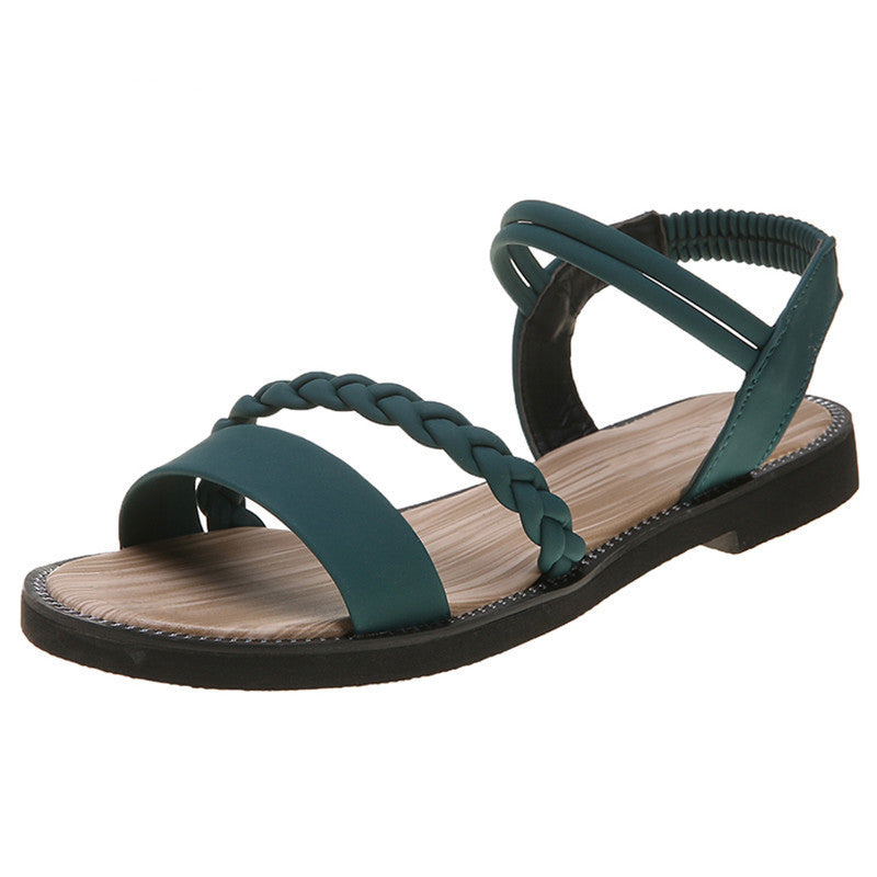 Low heel PU Roman shoes