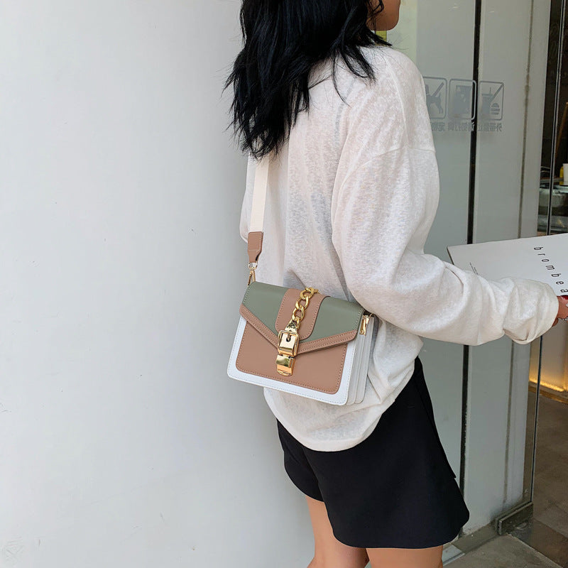 Small Polyester and Cotton Contrast Bag