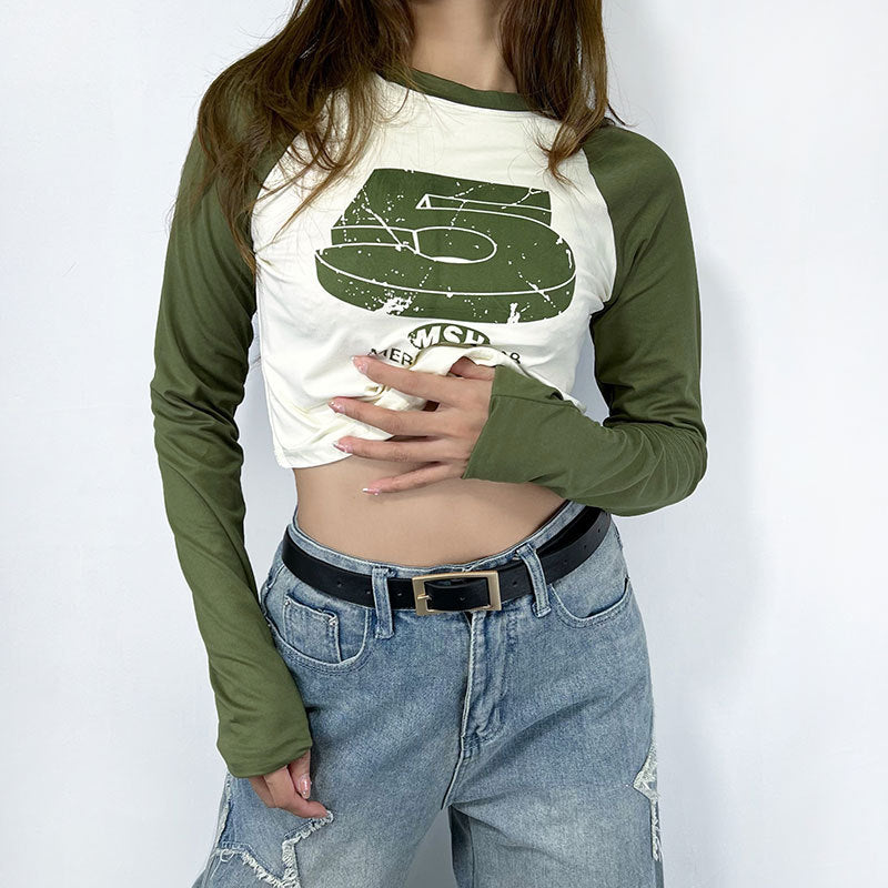 Autumn New Fashion Sweet Spicy Girl Colorful Sweatshirt Ins Tide