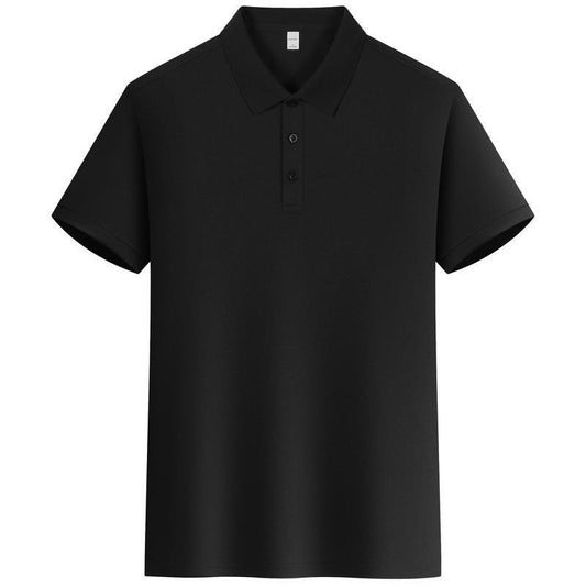 Short-sleeve Ice-feel Workwear With A Lapel Collar