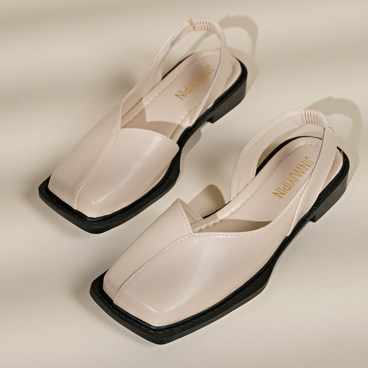 New Women's Closed-toe Square-toe Sandals