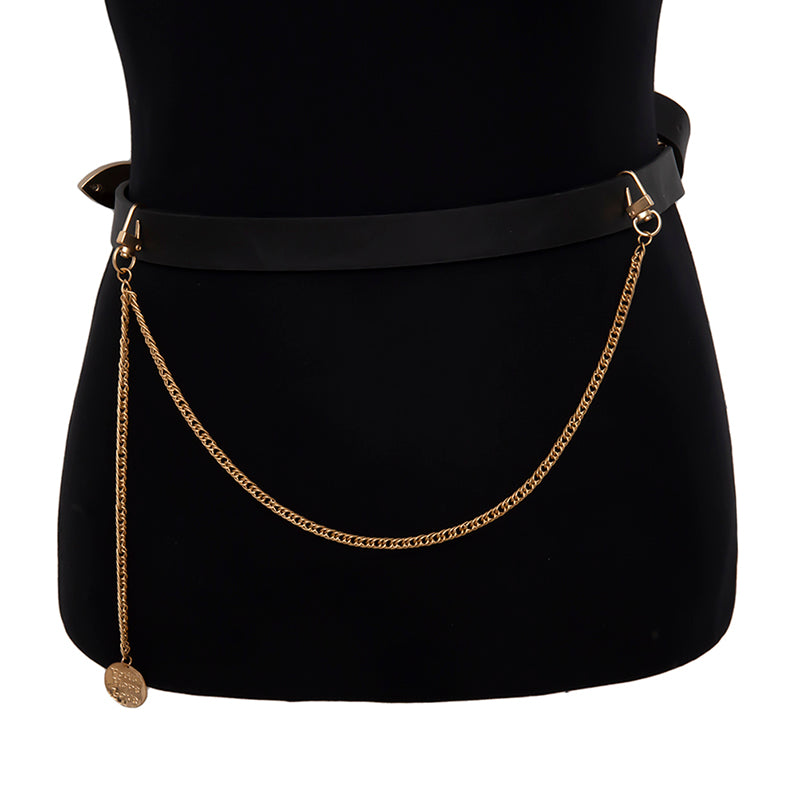 Tassel geometric waist chain