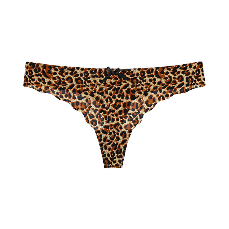 Women's Thong Elastic One-piece Seamless T-pants