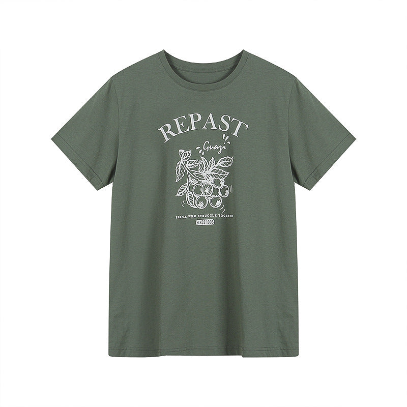New Round Neck Loose And Slim Women's T-shirt