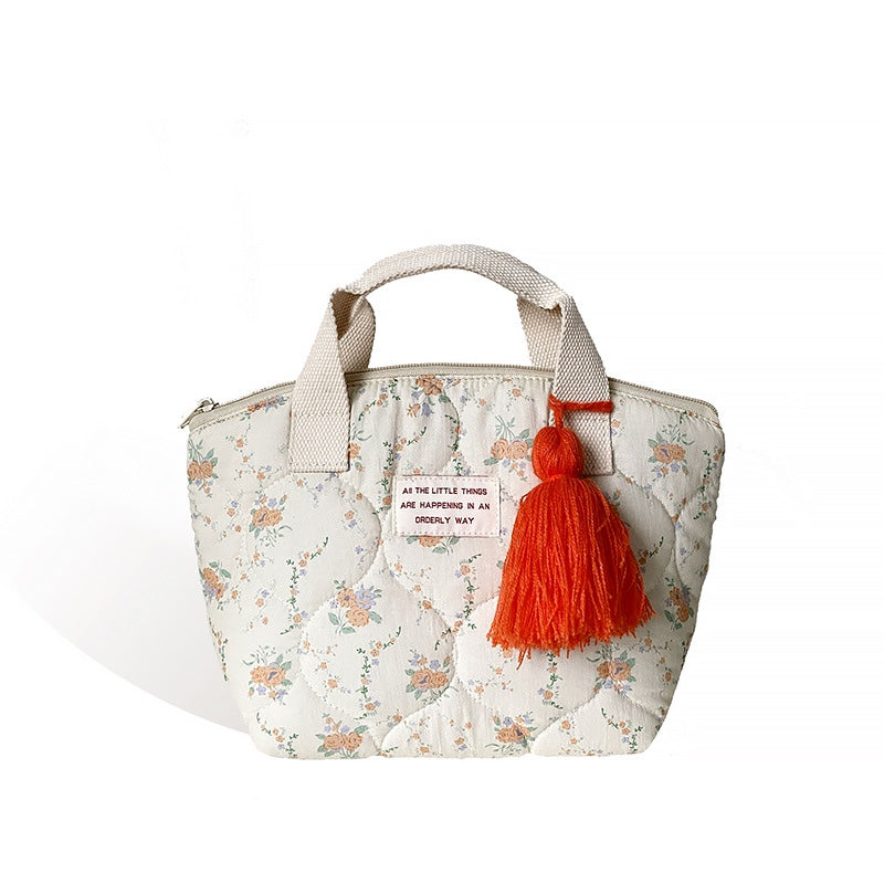 Fashion New Floral Quilted Bento Bag