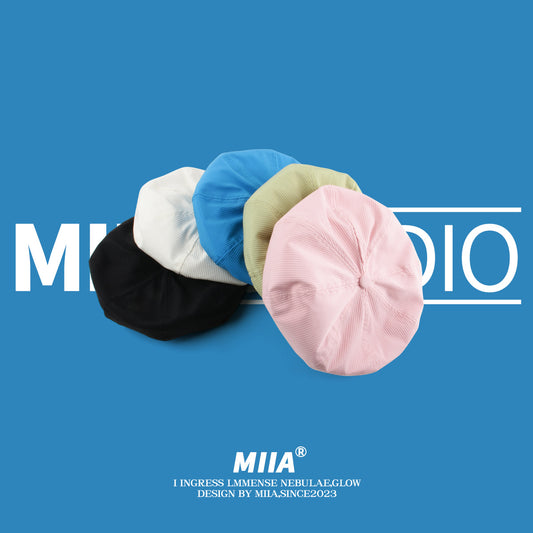 Japanese Sweet And Cute Solid Beret Children