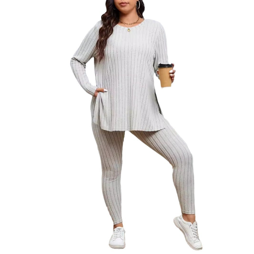 Plus Size Women's Suit Regular Sleeve
