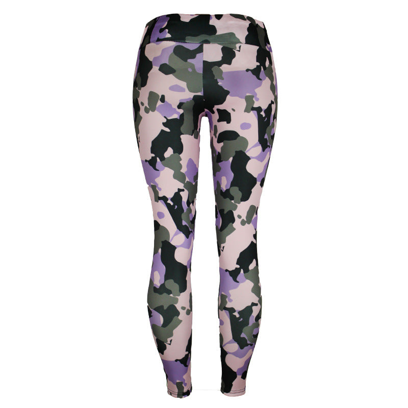 Women's Camouflage High Waist Yoga Pants