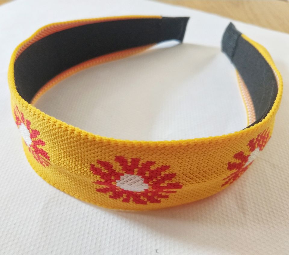 Hair Accessories Knitted Daisy Big Bow Headband