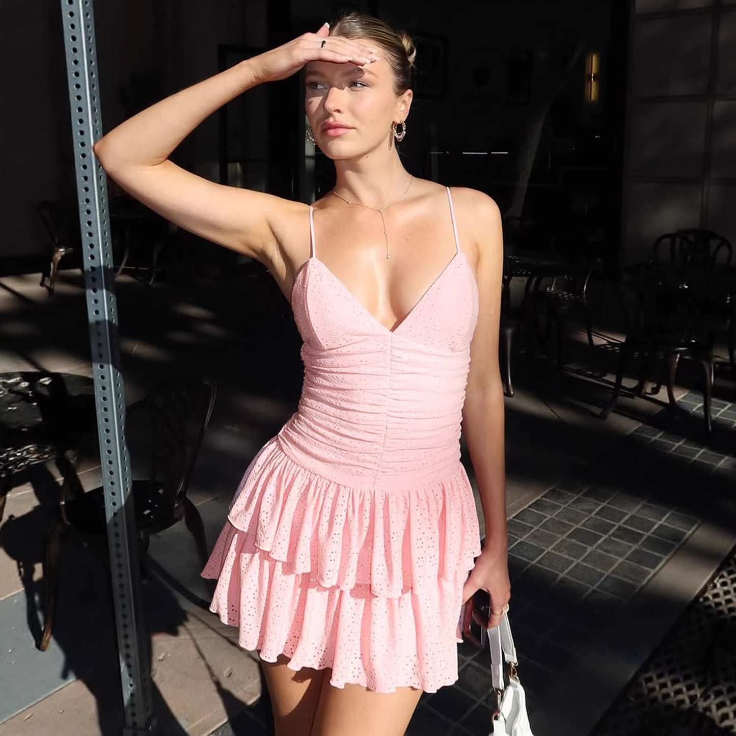 Womens Stylish Figure-hugging Sexy Slip Dress