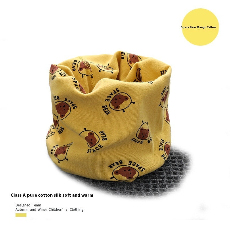 Cotton Autumn And Winter Windproof Warm Cartoon Bandana