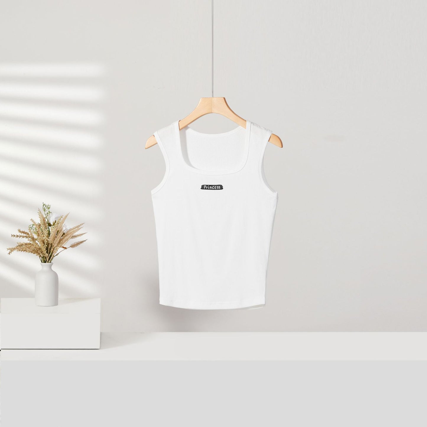 Spring And Summer Square Collar Camisole Women's Seamless Slim Fit Inner Wear