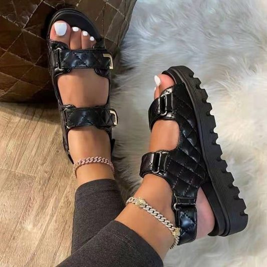 Velcro Platform Sandals