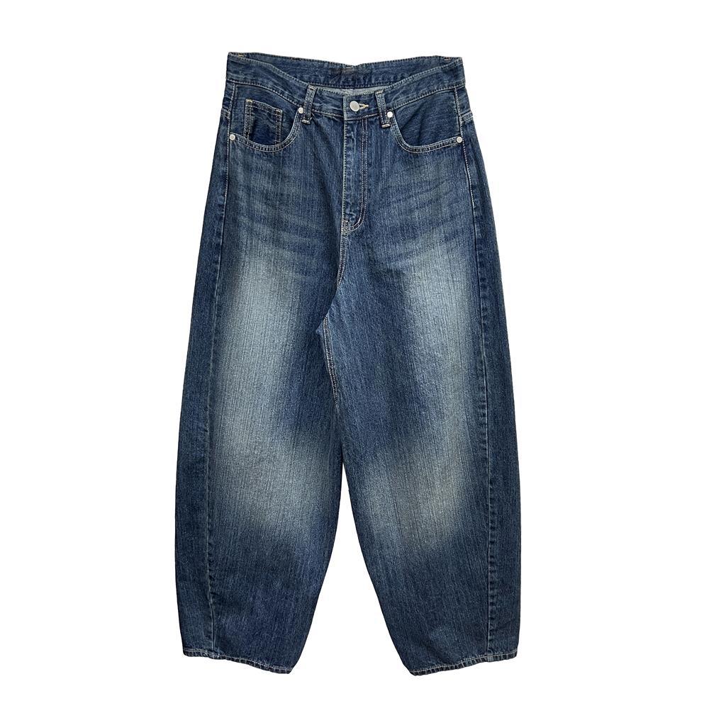 High-street Womens Jeans With A Button-adjustable Waistband