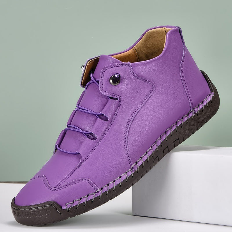 Womens Stylish Casual Stitched Flat Shoes