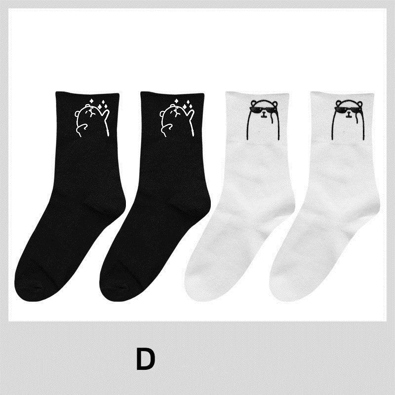 Cute funny solid color stockings