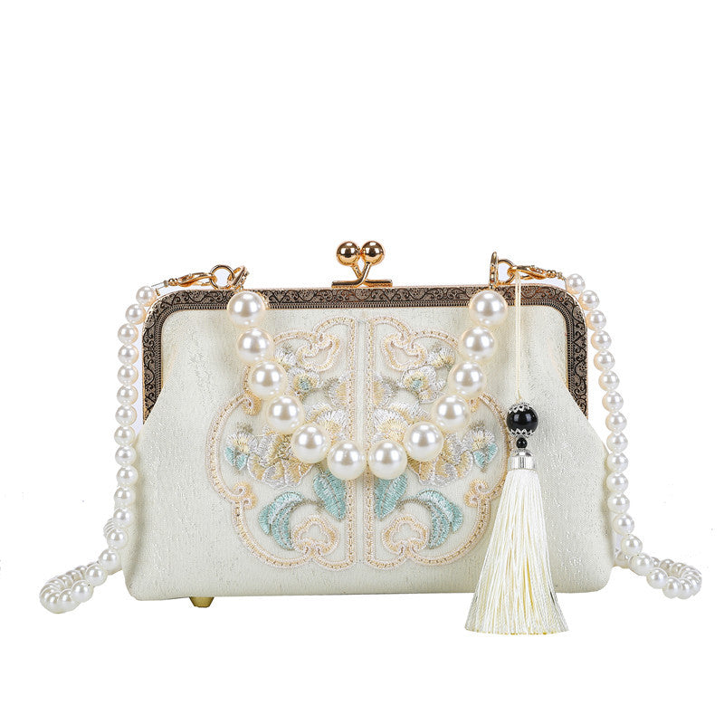 Embroidered Chinese-style Handbag Women's Bag Shoulder And Crossbody
