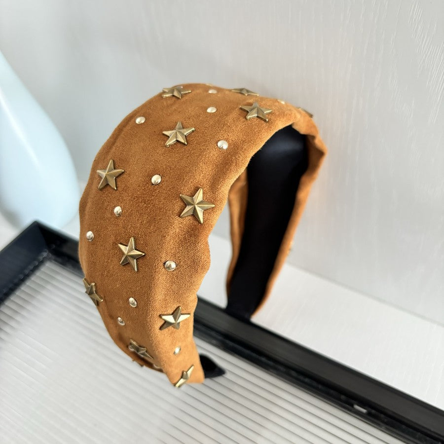 New Headband Female XINGX Rivet Headband Simple All-match