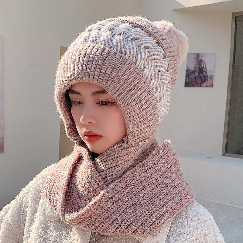 Women's All Match Woolen Scarf Hat