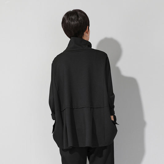 Cool Long Sleeve Pullover Loose Slimming Top