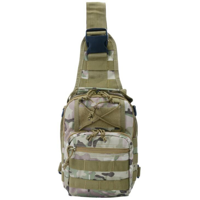 Outdoor Mountaineering Multifunctional Camouflage Fan Portable Shoulder Bag