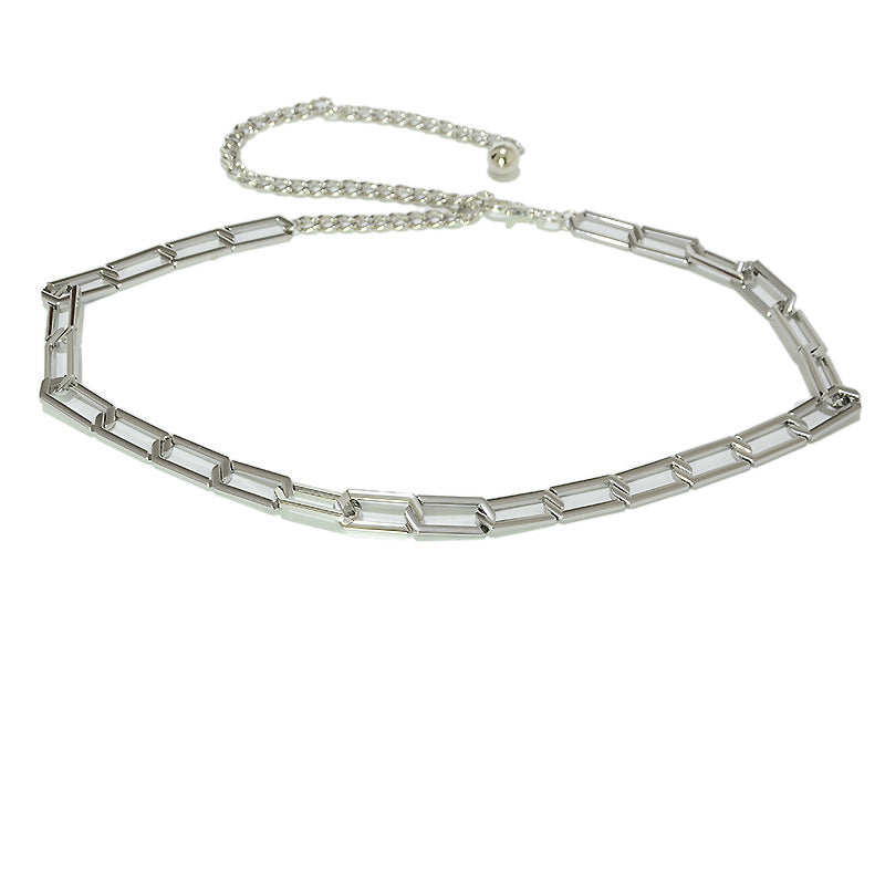 Small Metal Iron Chain Waist Chain Ladies Personalized Decoration
