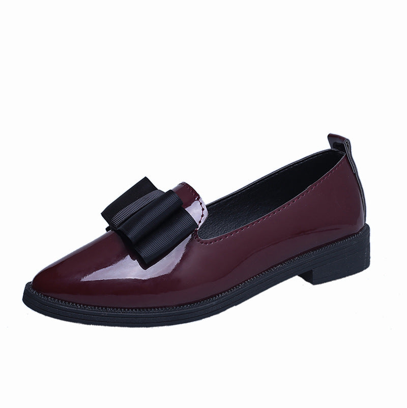 Bowknot shallow mouth wear