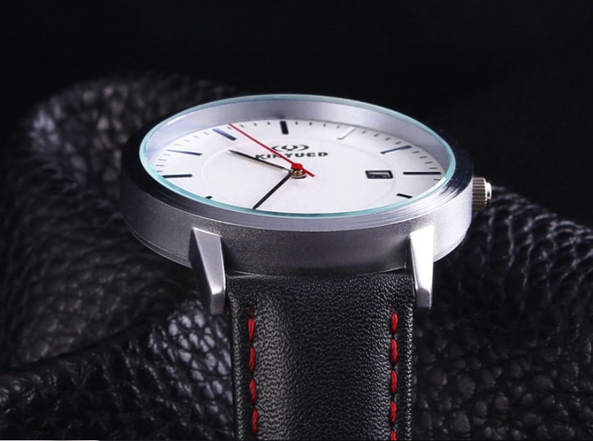 Black quartz watch