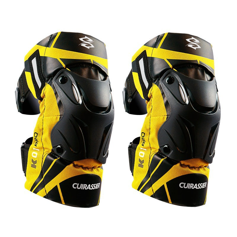 Reflective And Wear-resistant Motorcycle Knee Protection For Riders