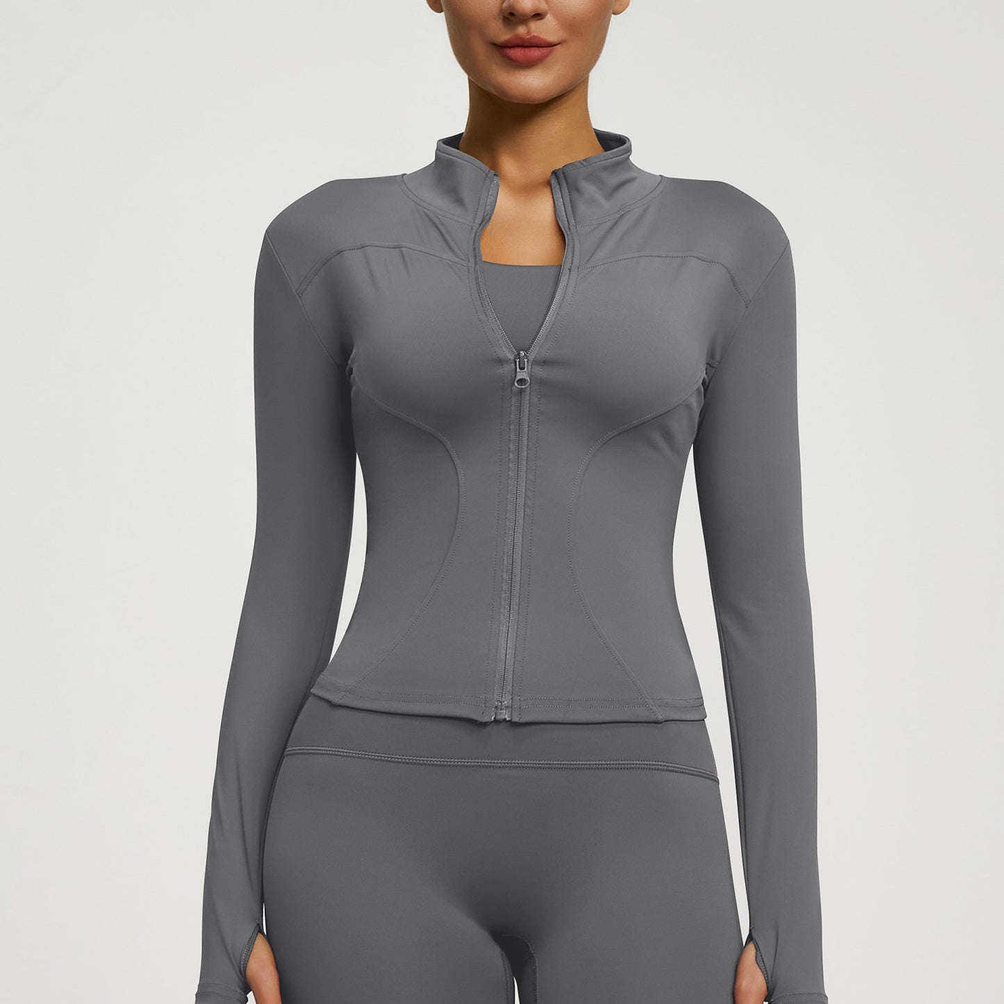 Fashion Casual Slim-fit Yoga Wear Women's Coat