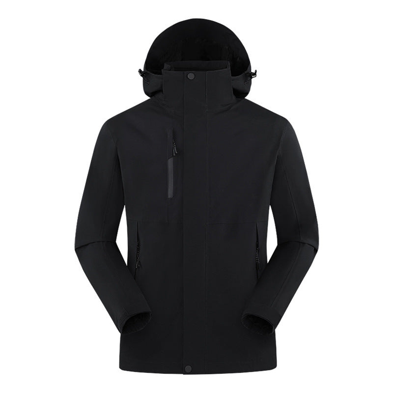 Full Heat Seal Shell Jacket Three-in-one Windproof Outdoor