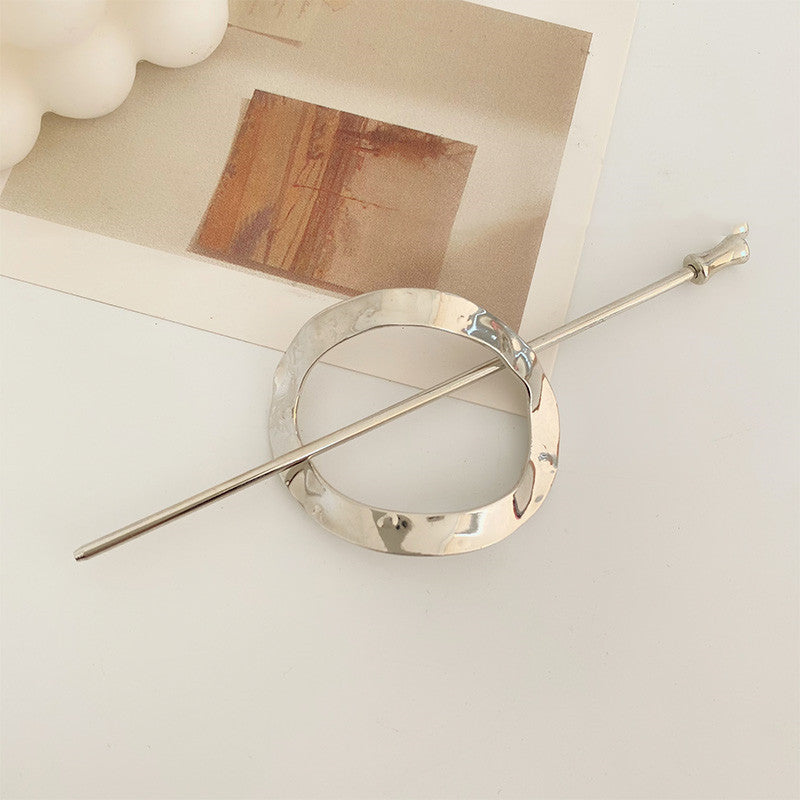 Metallic Cold Wind Simple Modern Hairpin