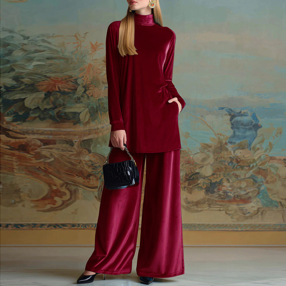 Side-split Design On The Top Pairs Perfectly With Wide-leg Pants