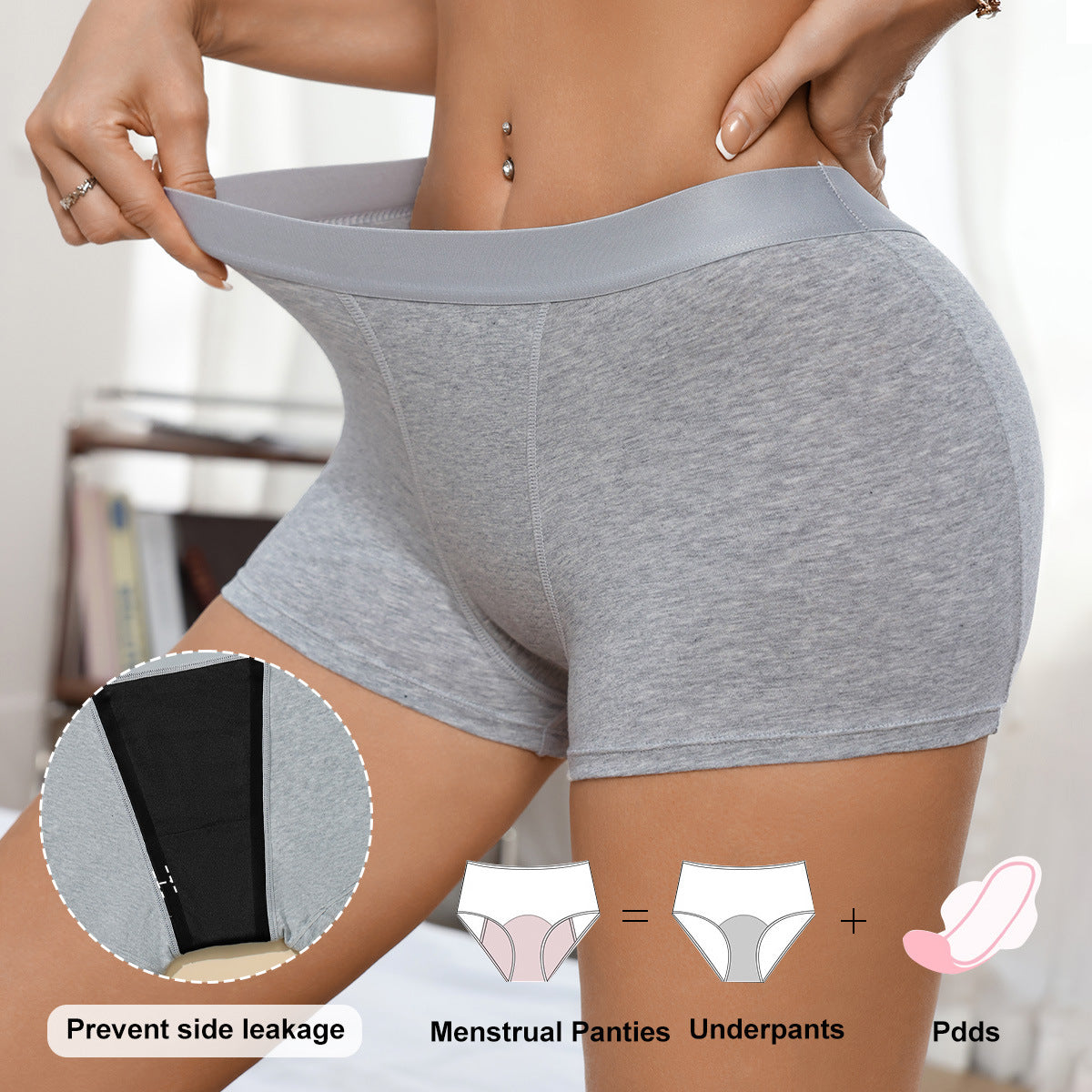 Four-layer Leak-proof Menstrual Panties For Women