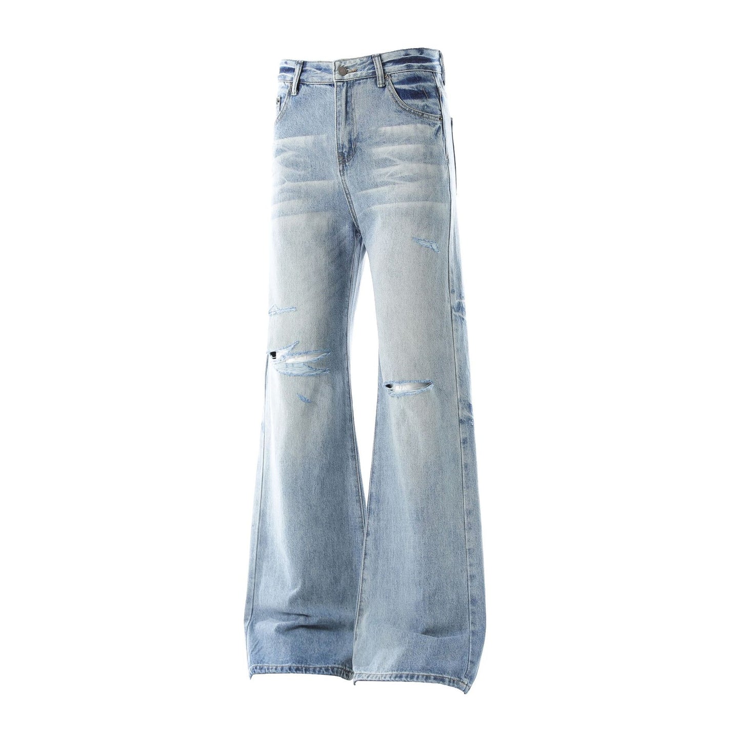 Denim Pants For Men And Women Straight-leg Bootcut Wide-leg Denim Pants