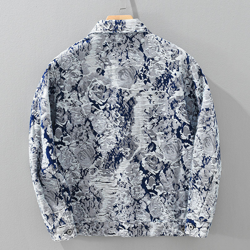 Mode: Ny Jacquard Denimfrakke til Mænd