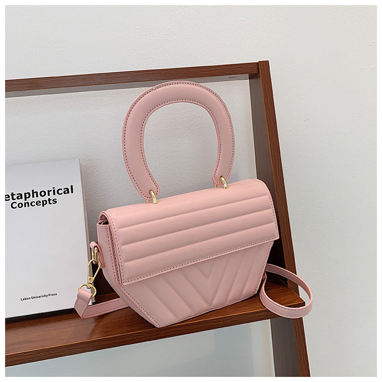Trendy Fashion Folded Crossbody Bag Stripes