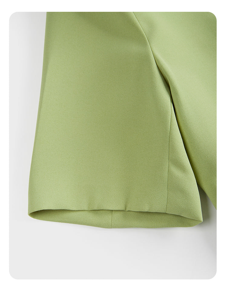 Women's Loose Short Polo Collar Short Suit Jacket
