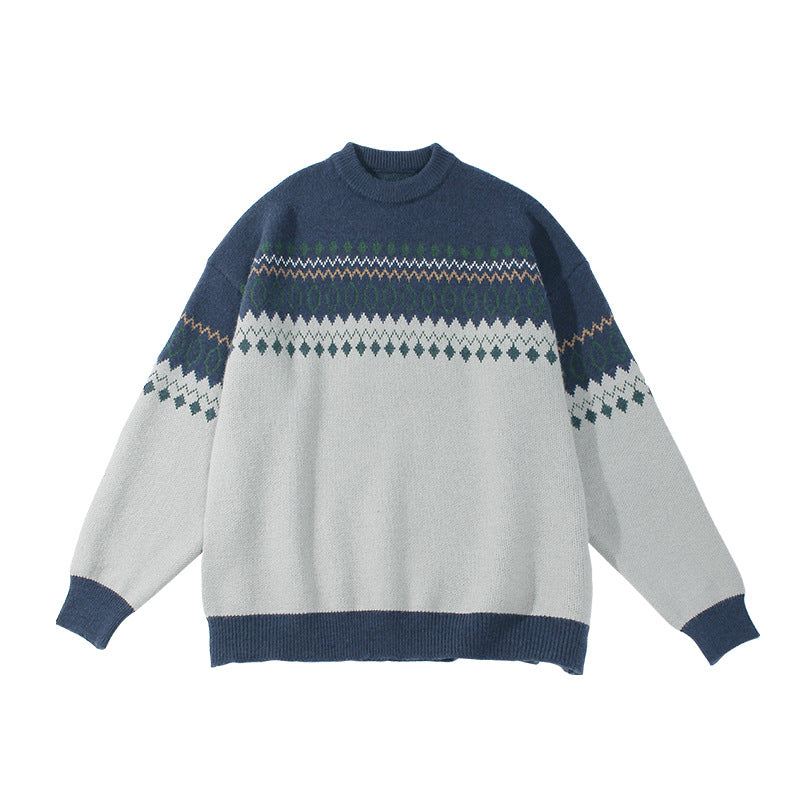 autumn and winter new retro Harajuku style sweater
