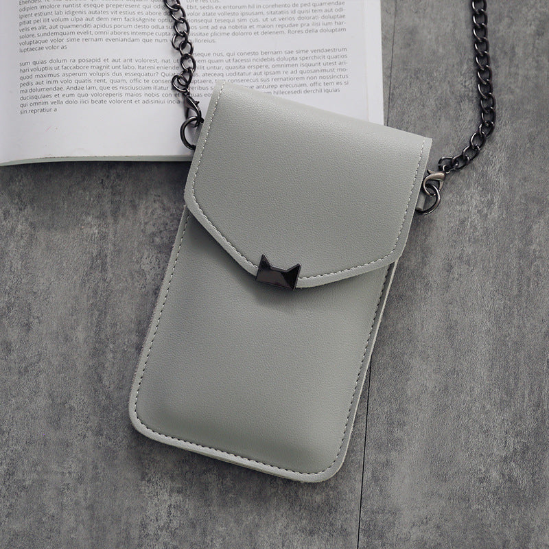 Diagonal mobile phone bag