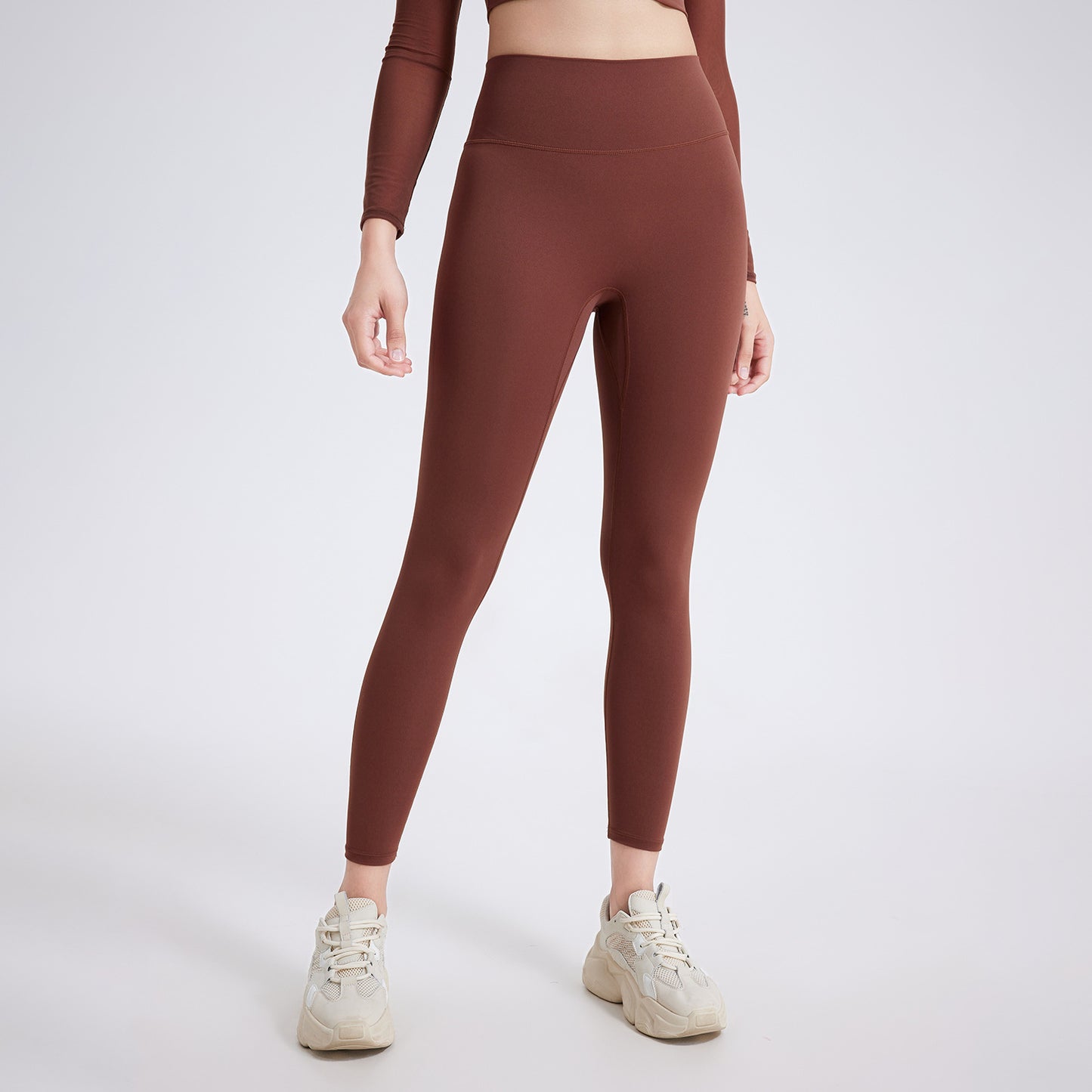 High Waist Peach Hip Lifting Nude Feel Yoga Pants Women