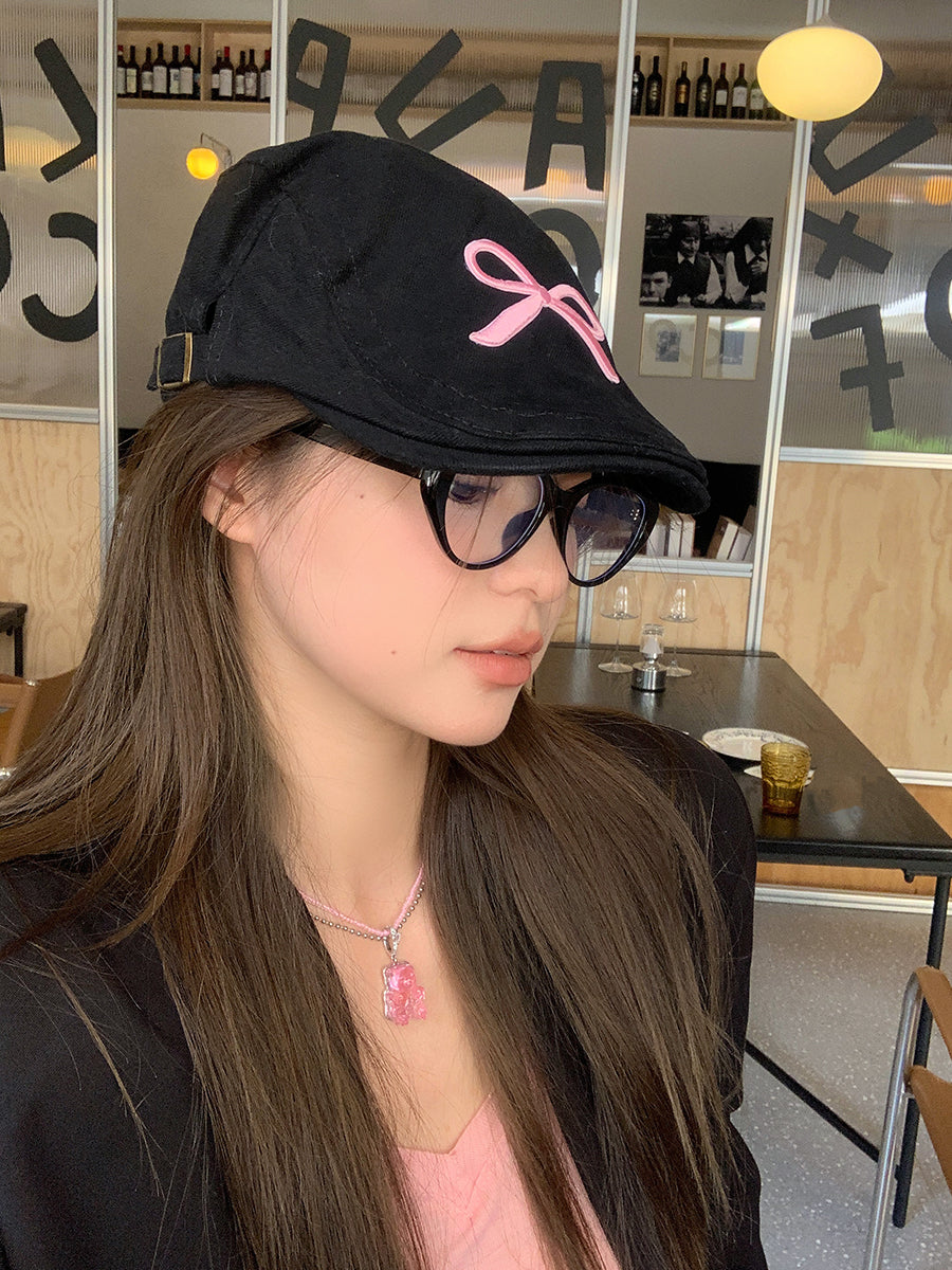 Korean Ins Bow Advance Hats Female Summer And Autumn