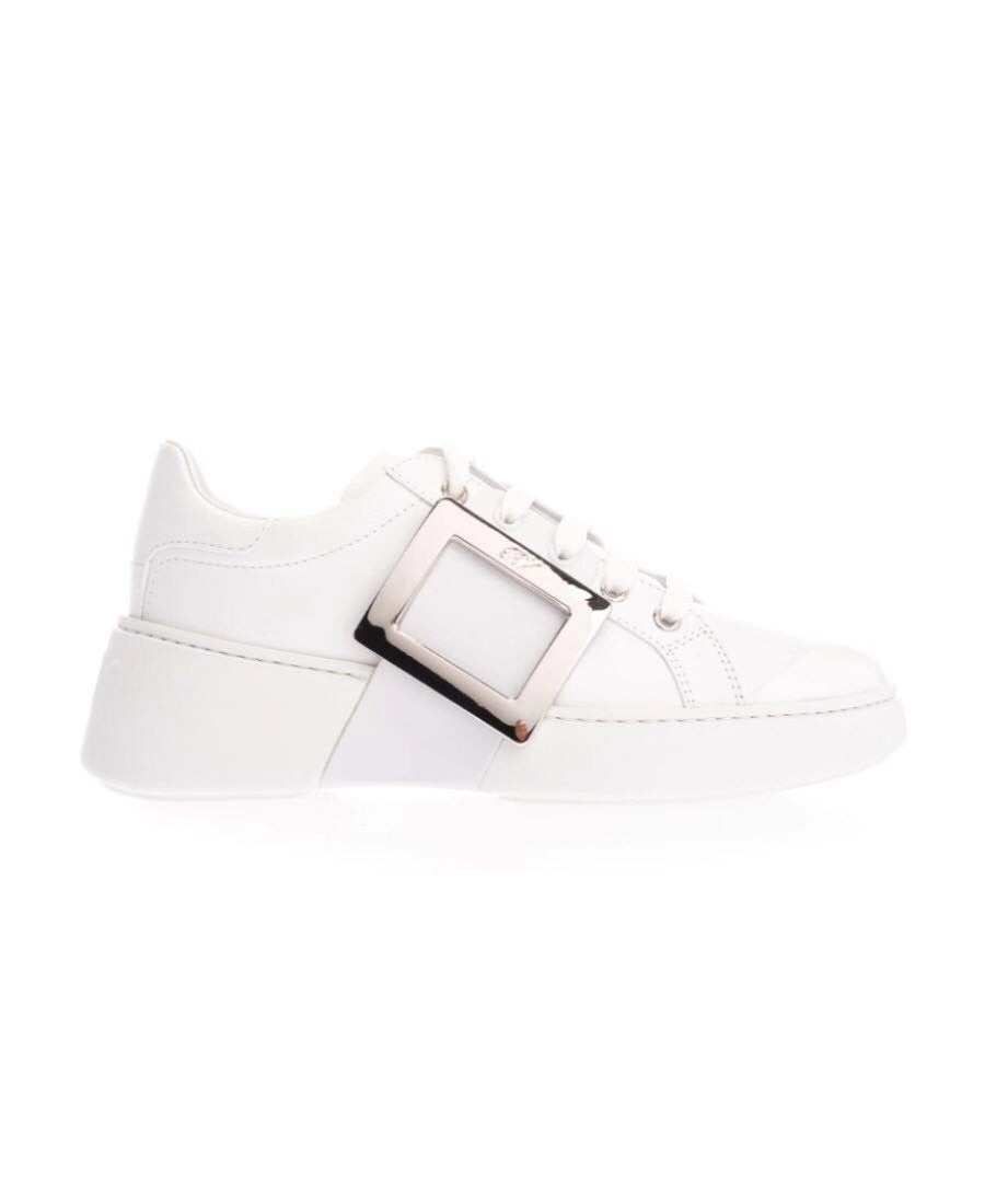 Match Heightened Platform Casual Round Toe Lace Up Sneakers