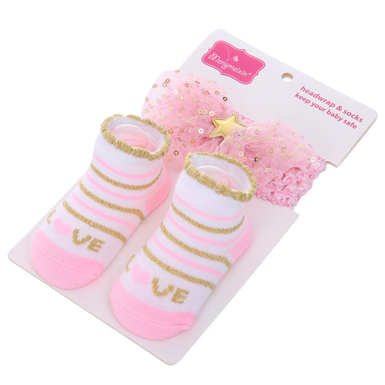New Polka Dot Three-dimensional Hair Ball Flip Up Children's Socks