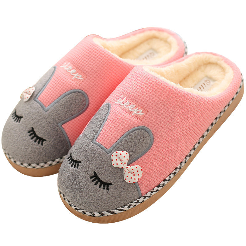 Deerskin Flannel Sole Home Cotton Shoes Japanese Series