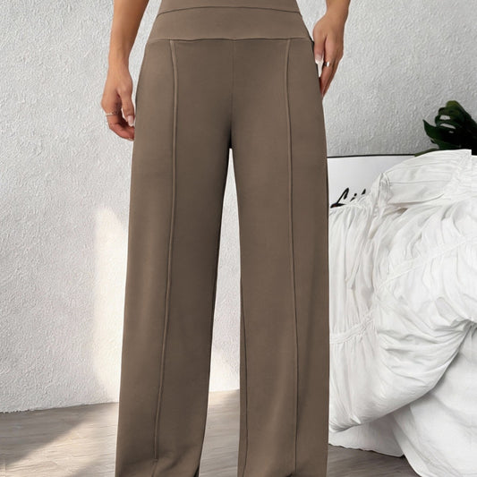 Womens Straight-leg Athletic Pants Loose-fitting Quick-dry Workout Wear