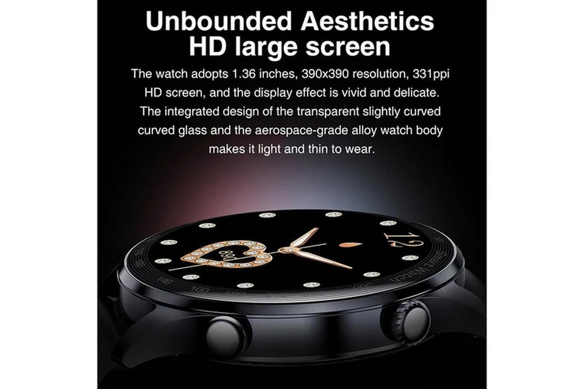 New Bluetooth Call Smart Watch Men Waterproof Sport Smart Bracelet 390*390 HD Pixel Display Lady Smartwatch Fitness Tracker - Yellow