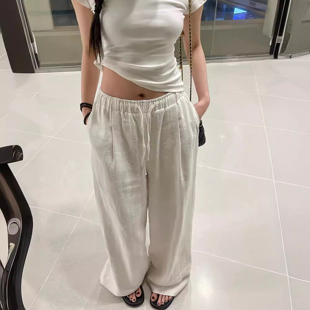 Women's Summer Linen Walking Pants