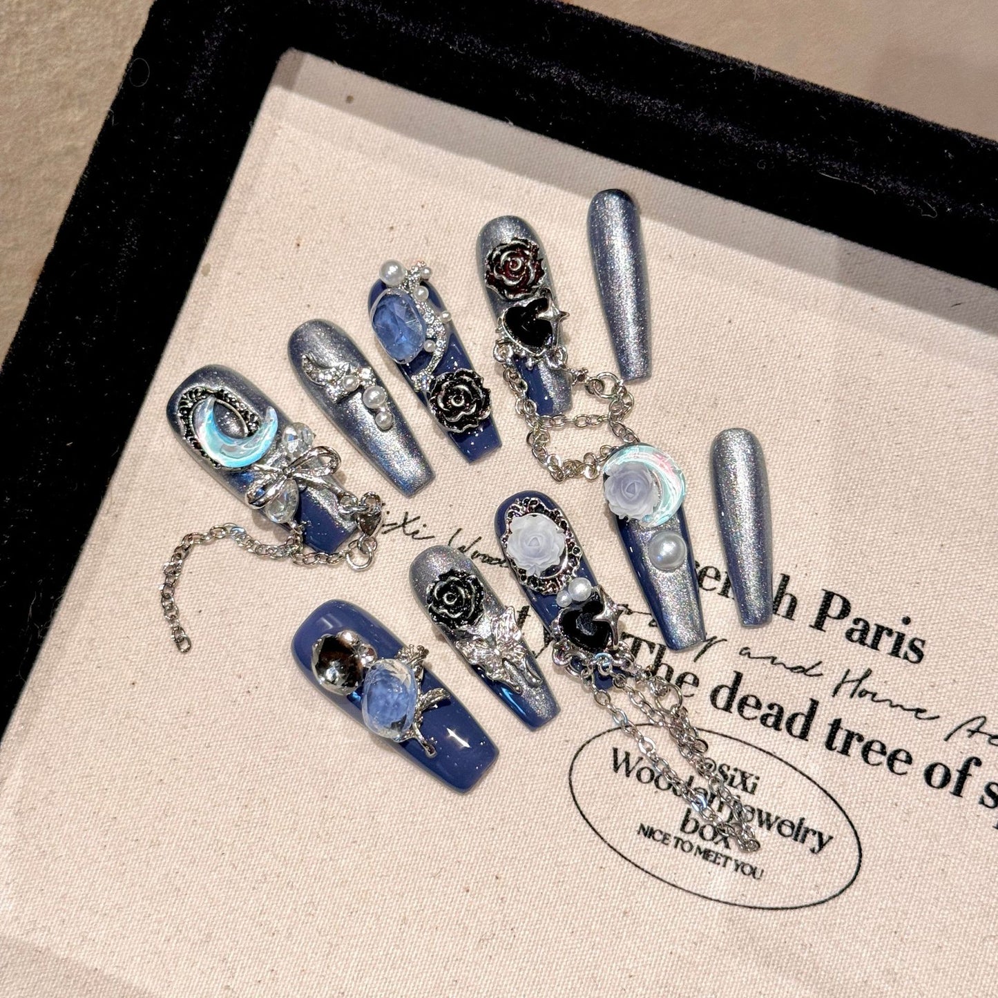 Yihe Handmade Wear Manicure  Removable Nail Tip